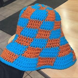 Checkerboard Crochet Hat